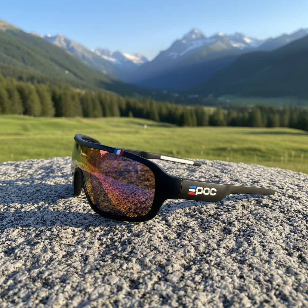 Okulary sportowe UV400 – Czarno-żółte